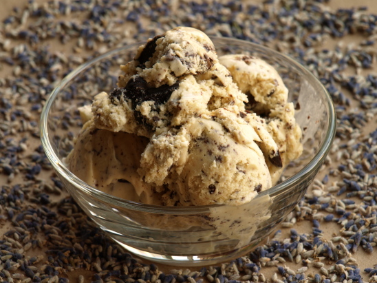 Lavender Chocolate Chunk Ice Cream Photo of Lavender Chocolate Chunk Ice Cream