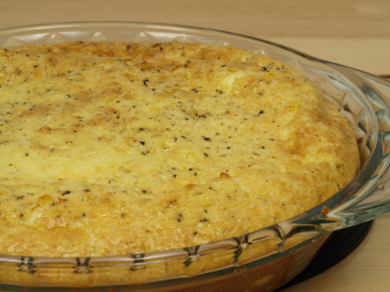 Crustless Onion & Cheese Quiche Photo of Crustless Onion & Cheese Quiche