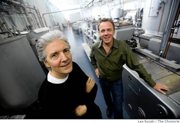 Photo by Lea Suzuki (The Chronicle) of Louis Rossetto (left) and Timothy Childs